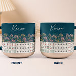 Custom-Birth-Flower-&-Name-Pottery-Mug-Gift-For-Mahjong-Lovers-Personalized-Mug-6