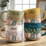 Custom-Birth-Flower-&-Name-Pottery-Mug-Gift-For-Nurse-Personalized-Mug-1
