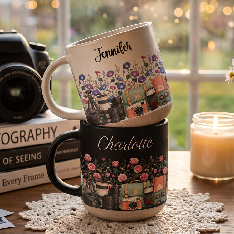 Custom-Birth-Flower-&-Name-Pottery-Mug-Gift-For-Photographer-Personalized-Mug1