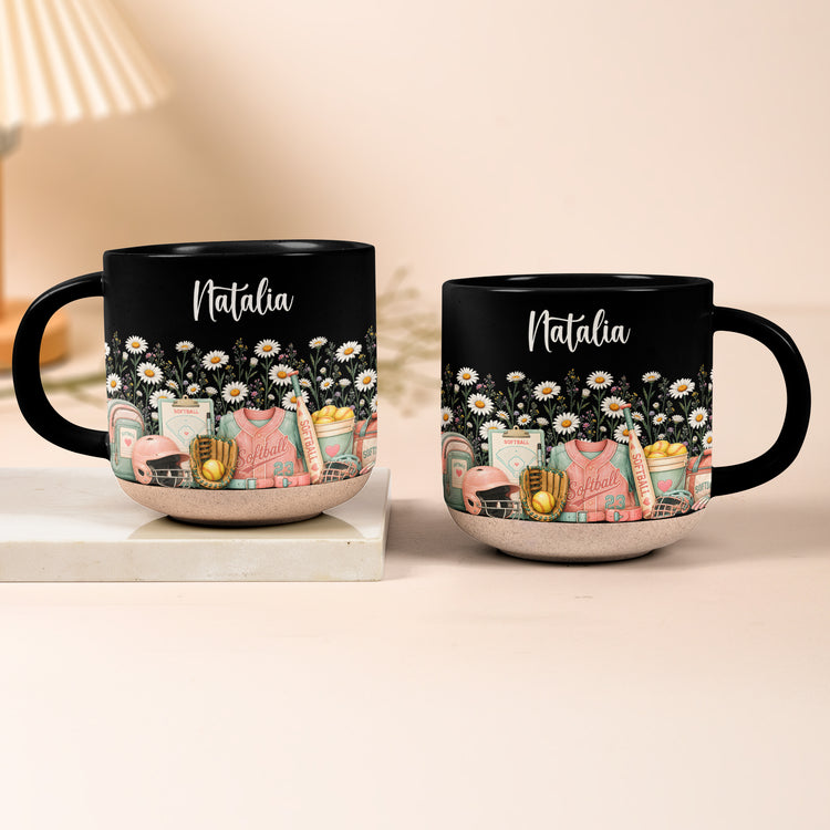 Custom-Birth-Flower-&-Name-Pottery-Mug-Gift-For-Softball-Lovers-Personalized-Mug-3