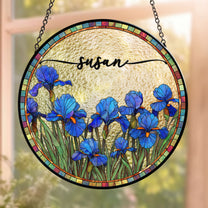 Custom-Birth-Flower-&-Name-Self-Gift,-Friend-Personalized-Window-Hanging-Suncatcher-2