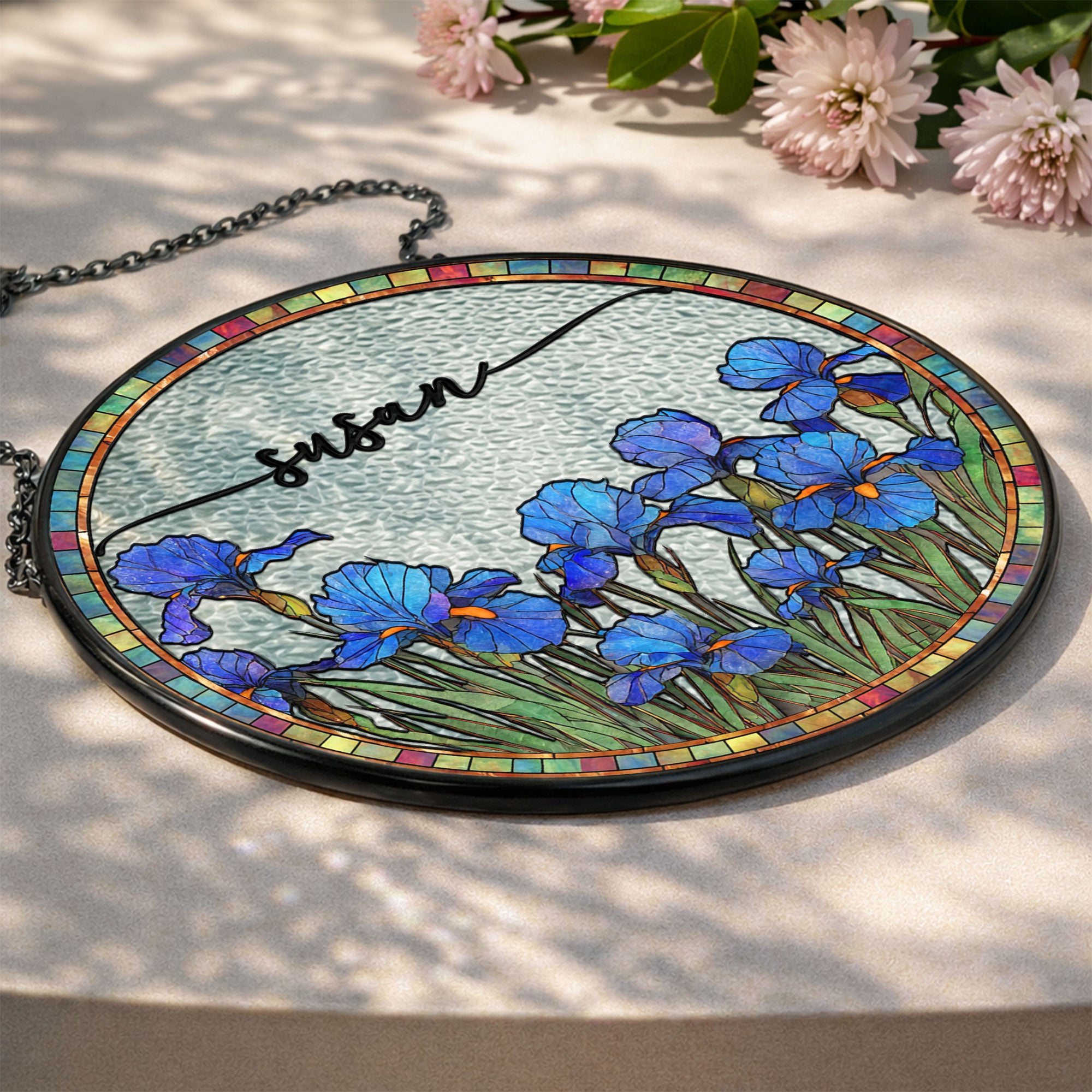 Custom-Birth-Flower-&-Name-Self-Gift,-Friend-Personalized-Window-Hanging-Suncatcher-4