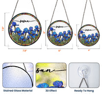 Custom-Birth-Flower-&-Name-Self-Gift,-Friend-Personalized-Window-Hanging-Suncatcher-7