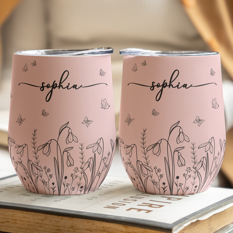 Custom-Birth-Flower-&-Name-Tumbler-Gift-For-Her-Personalized-Wine-Tumbler-3