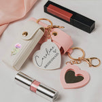 Custom-Birth-Flowers-Wedding-Gifts-For-Bridesmaid-Personalized-Leather-Lipstick-Case-With-Mirror-Keychain-2