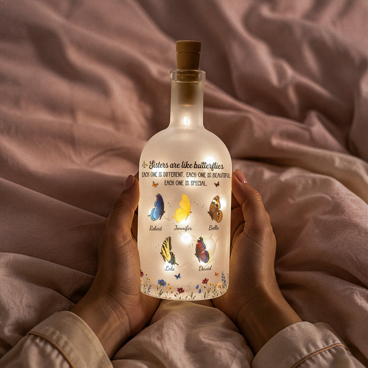 Custom-Birth-Month-Butterflies-Gift-For-Sister-Friend-Sibling-Personalized-Bottle-Lamp-3