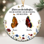 Custom-Birth-Month-Butterflies-Gift-For-Sister-Friend-Sibling-Personalized-Ornament-1