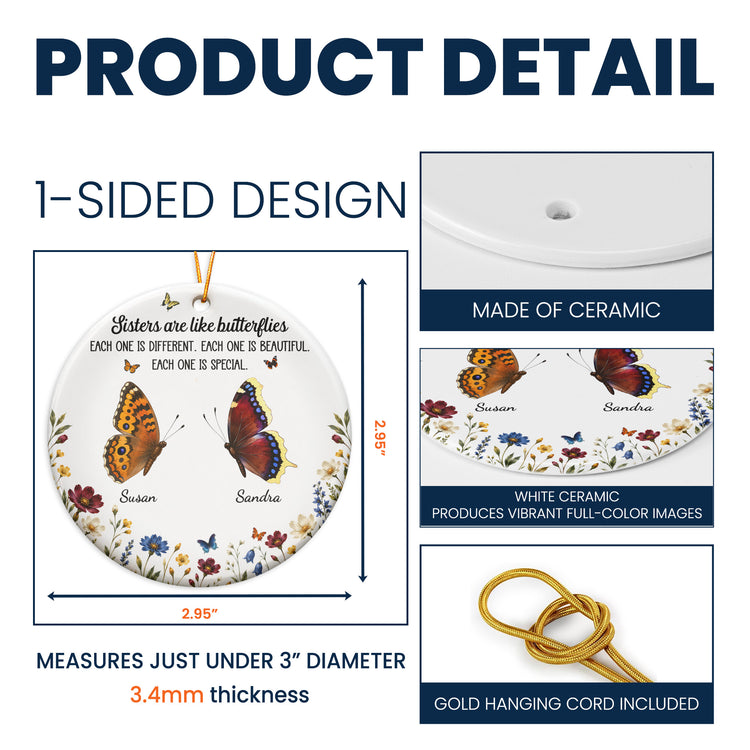 Custom-Birth-Month-Butterflies-Gift-For-Sister-Friend-Sibling-Personalized-Ornament-5