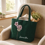 Custom-Birth-Month-Flower-With-Name-Gift-For-Her-Daughter-Friend-Girlfriend--Personalized-Tote-Bag-1