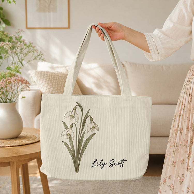 Custom-Birth-Month-Flower-With-Name-Gift-For-Her-Daughter-Friend-Girlfriend--Personalized-Tote-Bag-3