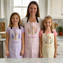 Custom-Birth-Month-Flower-With-Name-Gift-For-Her,-Grandma,-Mom-Personalized-Apron-2