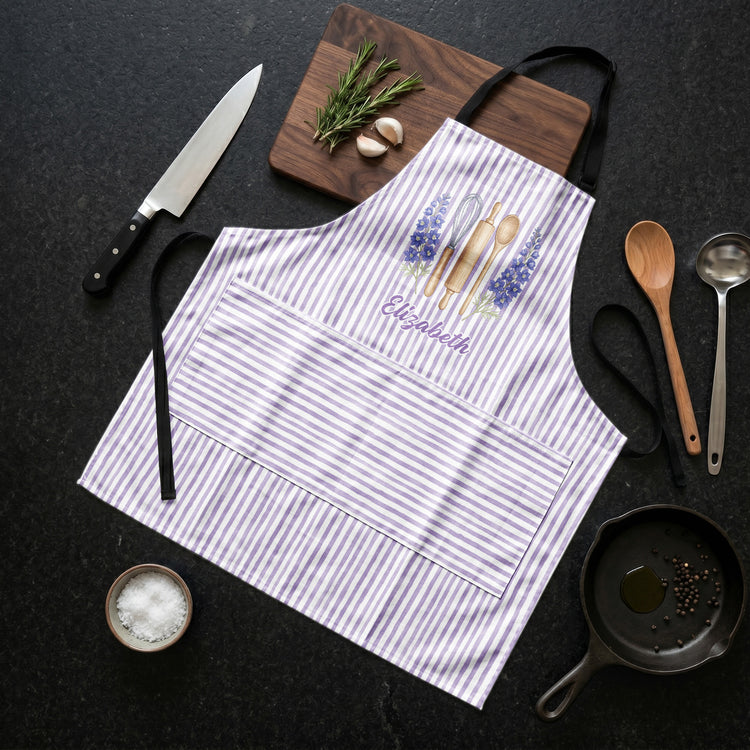 Custom-Birth-Month-Flower-With-Name-Gift-For-Her,-Grandma,-Mom-Personalized-Apron-4