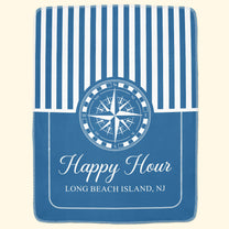 Custom-Boat-Name,-Nautical,-Anchor-Personalized-Blanket-1