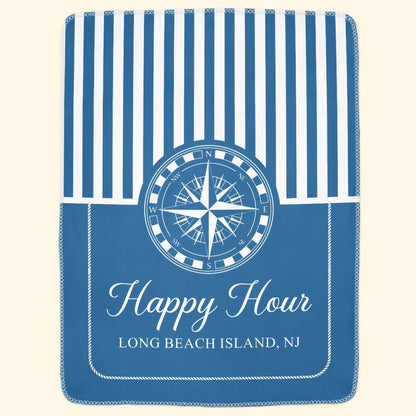 Custom-Boat-Name,-Nautical,-Anchor-Personalized-Blanket-1