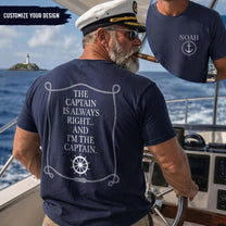 Custom-Captain-Boating-Nautical-The-Captain-Is-Always-Right-Personalized-Shirt-1