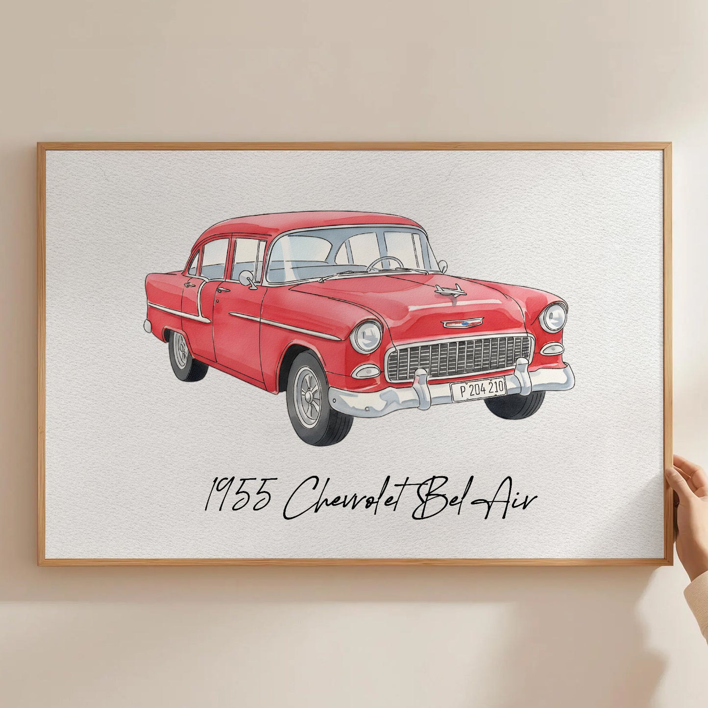 Custom-Car-Photo-Watercolor-Art-Fathers-Day-Birthday-Gift-For-Dad-Husband-Personalized-Poster-4