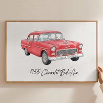 Custom-Car-Photo-Watercolor-Art-Fathers-Day-Birthday-Gift-For-Dad-Husband-Personalized-Poster-4