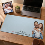 Custom-Caricature-Funny-Couples,-Family-Photo-Custom-Cartoon-Drawing-From-Photo-Personalized-Desk-Mat-1