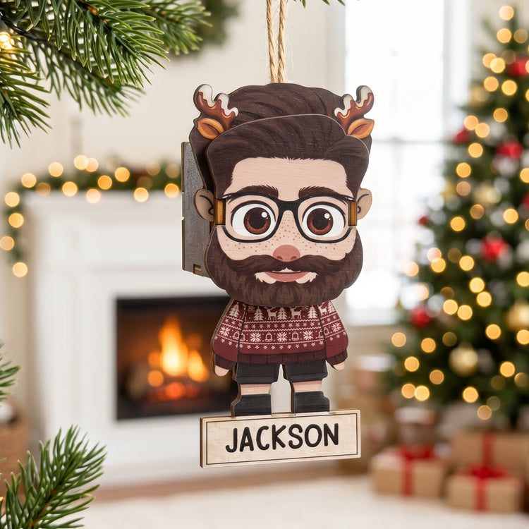 Custom-Cartoon-Character-Christmas-Puzzle-Ornament-For-Family-Members-Kids-Personalized-Ornament-2