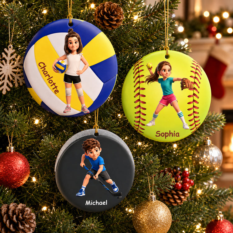 Custom-Cartoon-Version-Gift-For-Baseball,-Softball,-Soccer,-Football,-Basketball,-Hockey-Lover-Personalized-Ornam-2