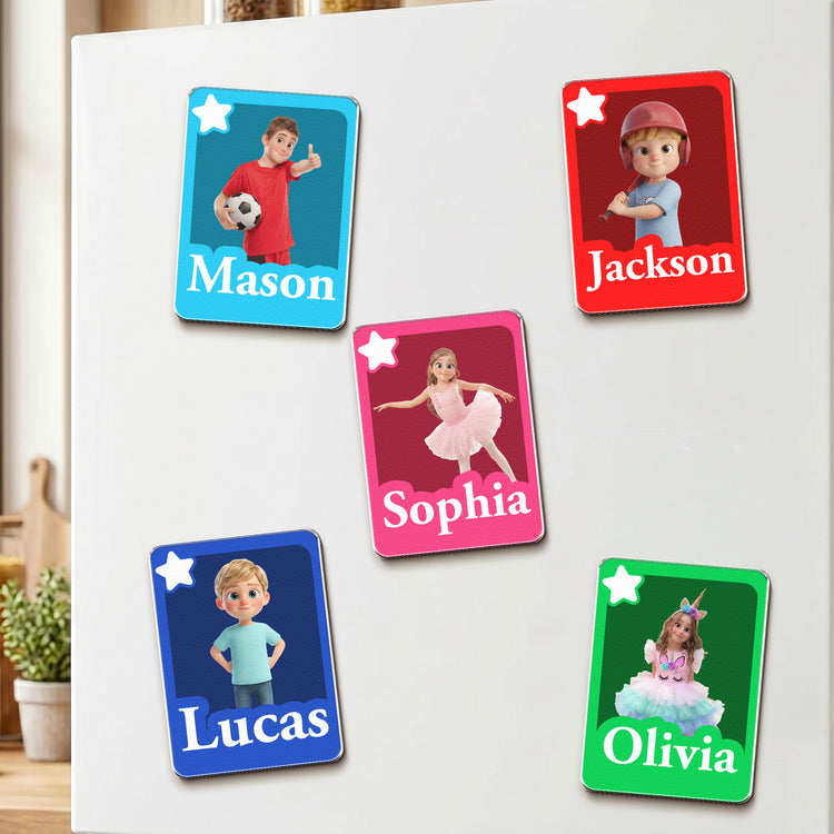 Custom-Cartoon-Version-Kids-Personalized-Magnet-1
