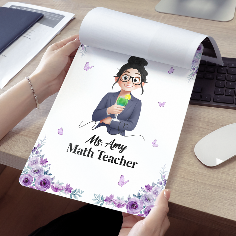 Custom-Character-For-Nurse,-Teacher,-Coworker,-Boss-With-Name-Personalized-Clipboard-7