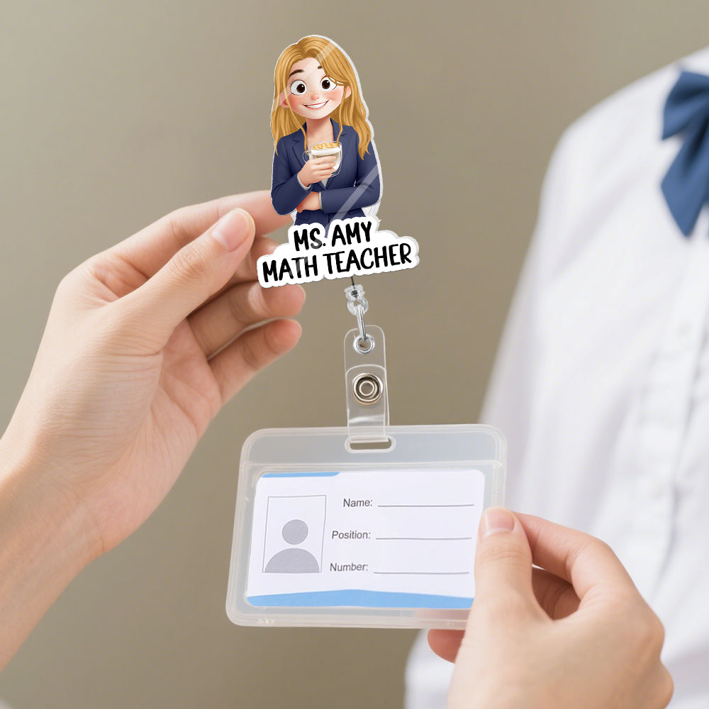 Custom-Character-For-Teacher,-Coworker,-Boss-With-Name-Personalized-Acrylic-Badge-Reel2