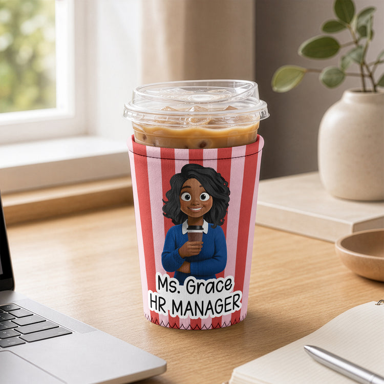 Custom-Character-For-Teacher,-Coworker,-Boss-With-Name-Personalized-Iced-Coffee-Sleeve3