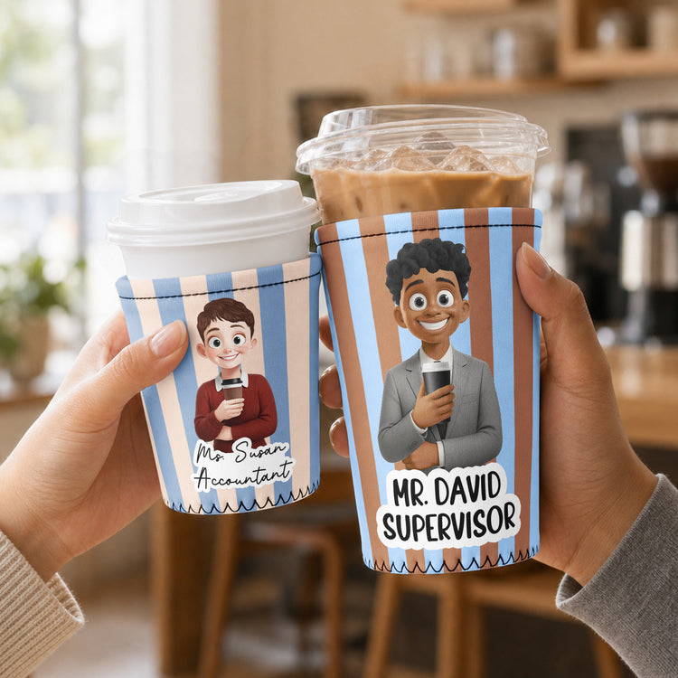 Custom-Character-For-Teacher,-Coworker,-Boss-With-Name-Personalized-Iced-Coffee-Sleeve5
