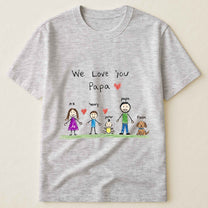 Custom_Child_Handwriting_Or_Message_Shirt_For_Dad_Papa_Father_s_Day_Personalized_Shirt_1