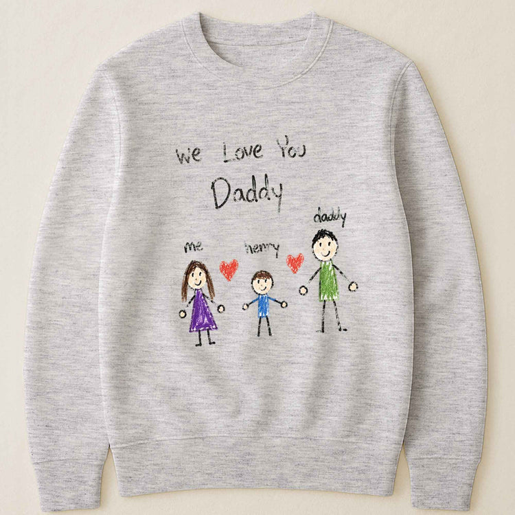 Custom_Child_Handwriting_Or_Message_Shirt_For_Dad_Papa_Father_s_Day_Personalized_Shirt_3
