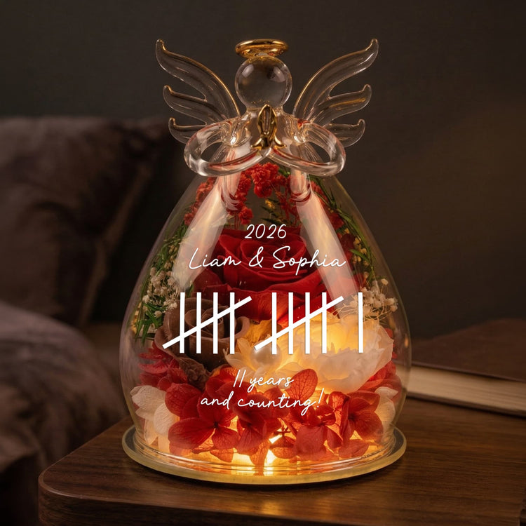 Custom-Couple-Anniversary-Gift-For-Her-Personalized-Flower-In-Glass-Angel-Figurines1