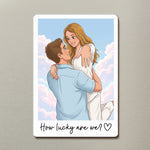 Custom-Couple-Gifts-Photo-Into-Art-Cartoon-Style-Personalized-Magnet-4