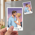 Custom-Couple-Gifts-Photo-Into-Art-Cartoon-Style-Personalized-Magnet-7