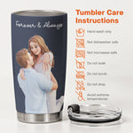 Custom-Couple-Photo-Forever-&-Always-Anniversary-Gifts-For-Wife-Personalized-Tumbler-Cup-6