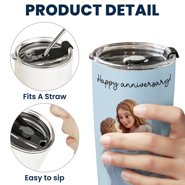 Custom-Couple-Photo-Forever-&-Always-Anniversary-Gifts-For-Wife-Personalized-Tumbler-Cup-7