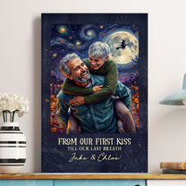 Custom-Couple-Photo-Halloween-Van-Gogh-Art-Gift-For-Her,-Him-Personalized-Poster-2