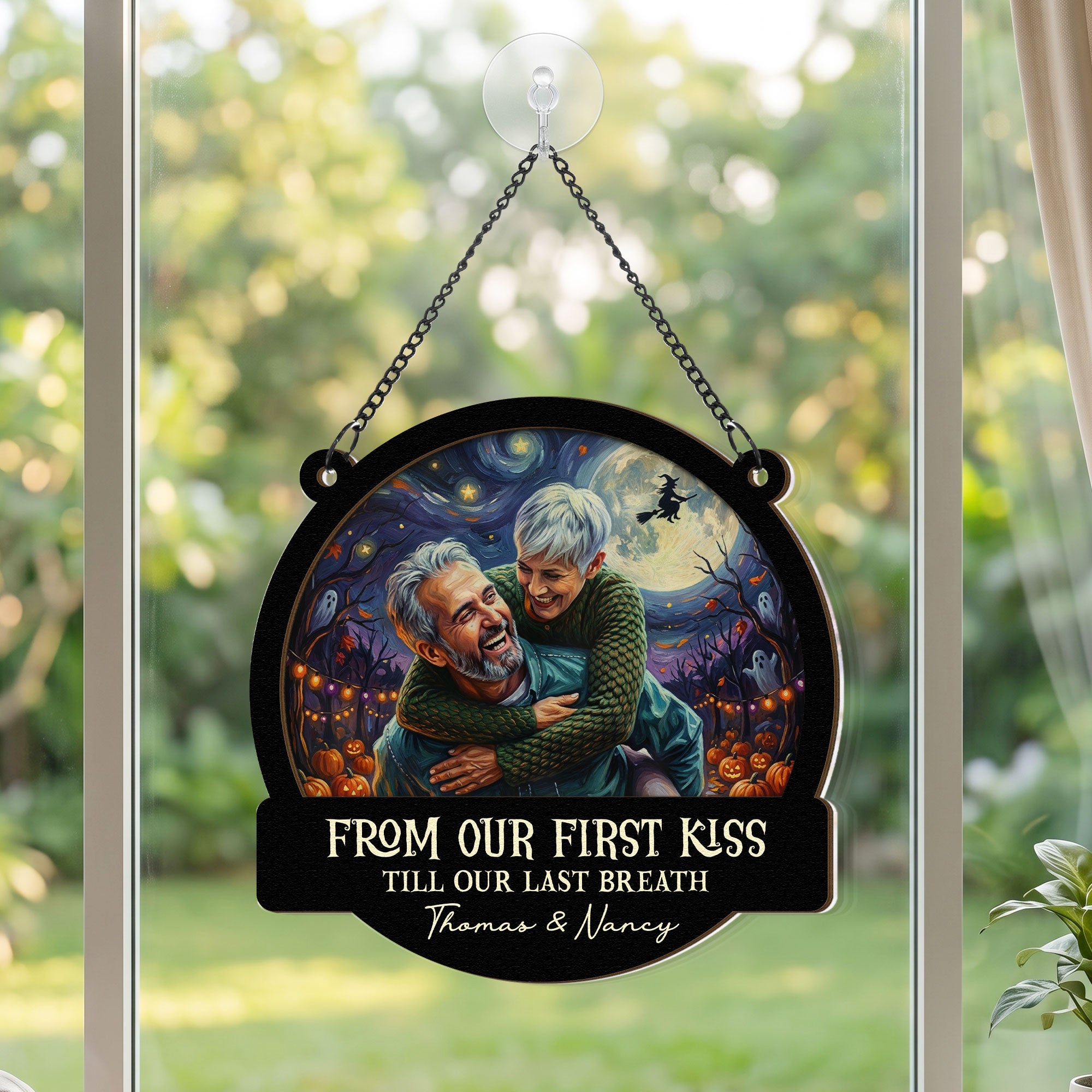 Custom-Couple-Photo-Halloween-Van-Gogh-Art-Personalized-Window-Hanging-Suncatcher-4