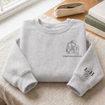 Custom-Couple-Photo-Line-Art-Matching-Embroidered-Shirt-Sweatshirt-Personalized-Shirt-4