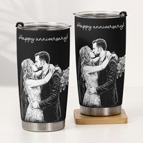 Custom-Couple-Photo-Sketch-Line-Art-Anniversary-Gift-For-Him-Her-Personalized-Tumbler-Cup-3