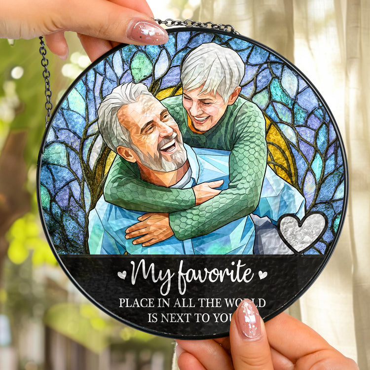 Custom-Couple-Photo-Stained-Glass-Anniversary-Gift-For-Wife-Personalized-Window-Hanging-Suncatcher-3