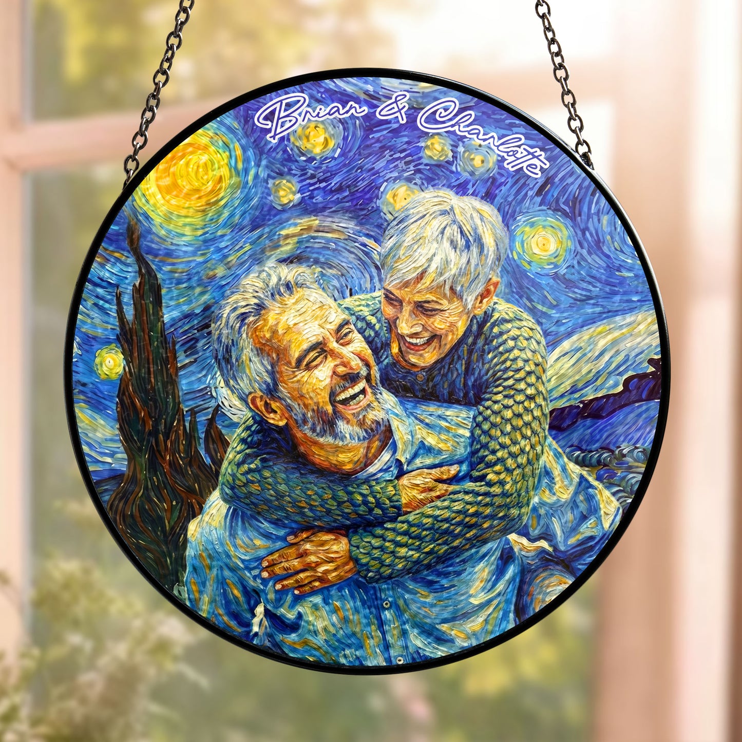 Custom-Couple-Photo-Van-Gogh-Art-Anniversary-Valentines-Day-Gifts-Personalized-Window-Hanging-Suncatcher-2