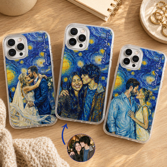 Custom-Couple-Photo-Van-Gogh-Art-Matching-Phone-Case-Anniversary-Gifts-Personalized-Phone-Case-1