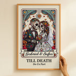 Custom-Couple-Portrait-Day-Of-The-Dead-Till-Death-Do-Us-Part-Personalized-Poster-4