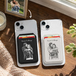 Custom-Couple-Sketch-Line-Art-Personalized-Wallet-Compatible-With-Magsafe-2