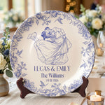 Custom-Couples-Toile-De-Jouy-Art-Wedding-Decor-Gifts-For-Couples-Personalized-Ceramic-Plate-0