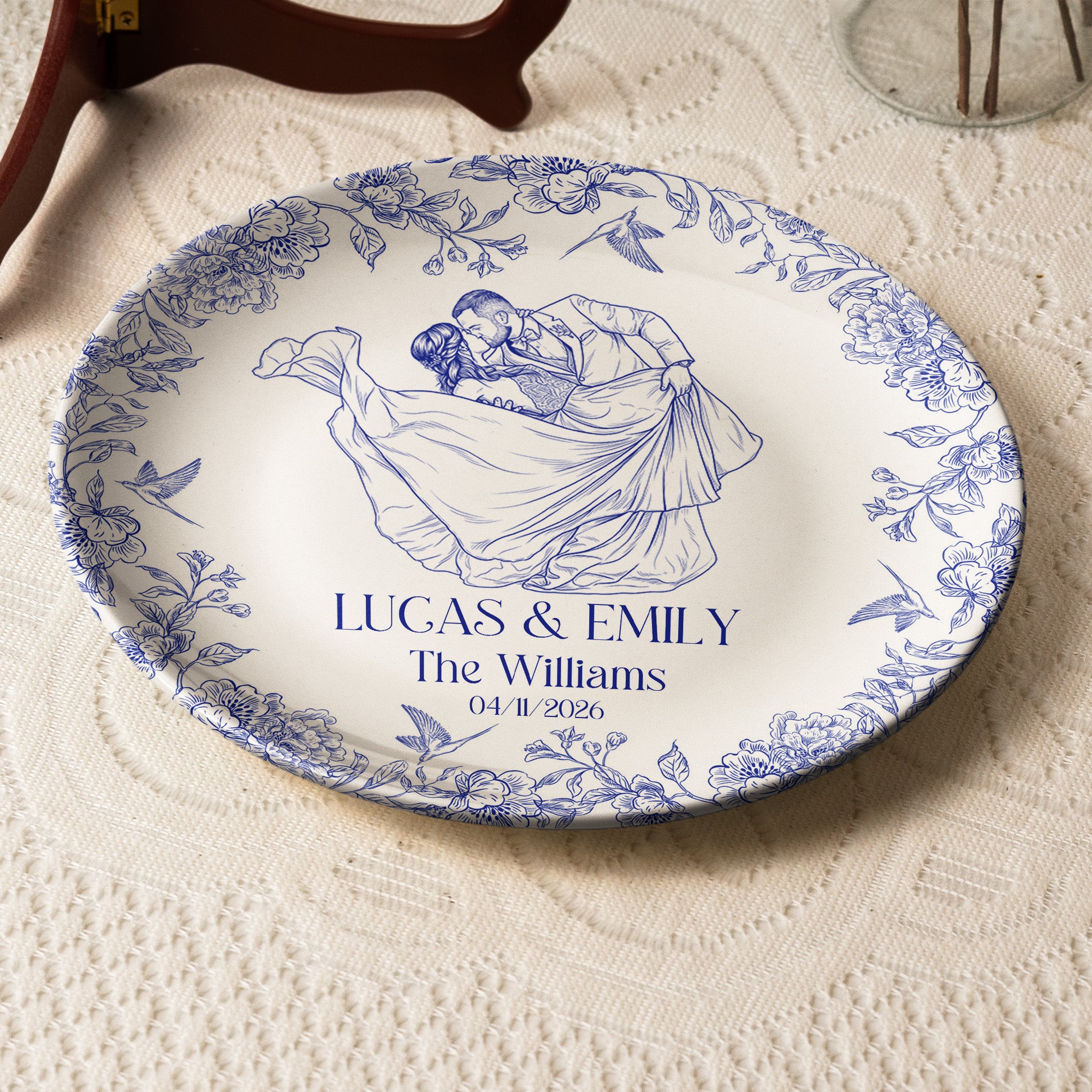 Custom-Couples-Toile-De-Jouy-Art-Wedding-Decor-Gifts-For-Couples-Personalized-Ceramic-Plate-5