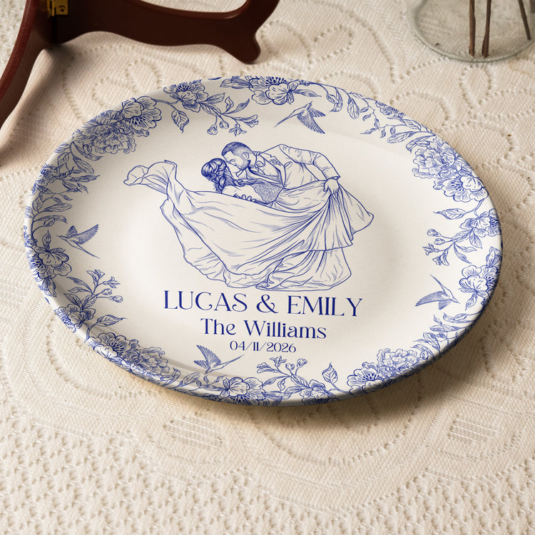 Custom-Couples-Toile-De-Jouy-Art-Wedding-Decor-Gifts-For-Couples-Personalized-Ceramic-Plate-5