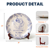 Custom-Couples-Toile-De-Jouy-Art-Wedding-Decor-Gifts-For-Couples-Personalized-Ceramic-Plate-6