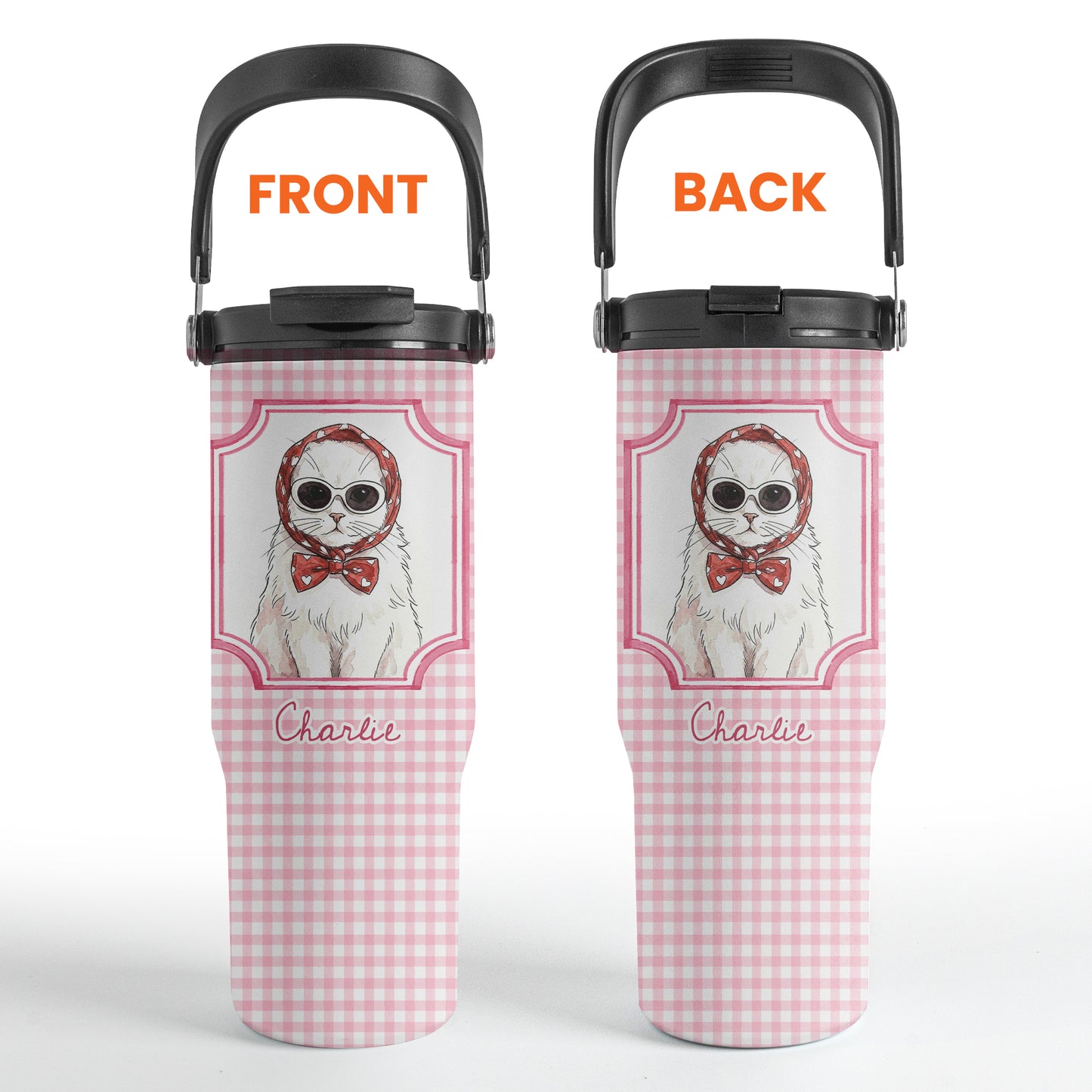 Custom-Cup-With-Pet-Photo-Watercolor-Art-Striped-Pattern-Personalized-30oz-Tumbler-5
